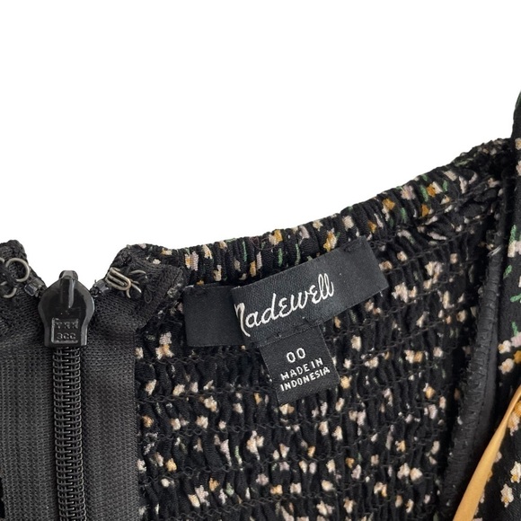 Madewell Button-Front Wide-Leg Jumpsuit in Playground Posies, Size 00 - Picture 11 of 13